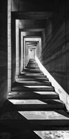 Vertical perspective shadow effect photo