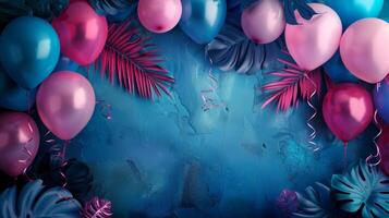 Elegant Balloon Arch Decoration with Red photo