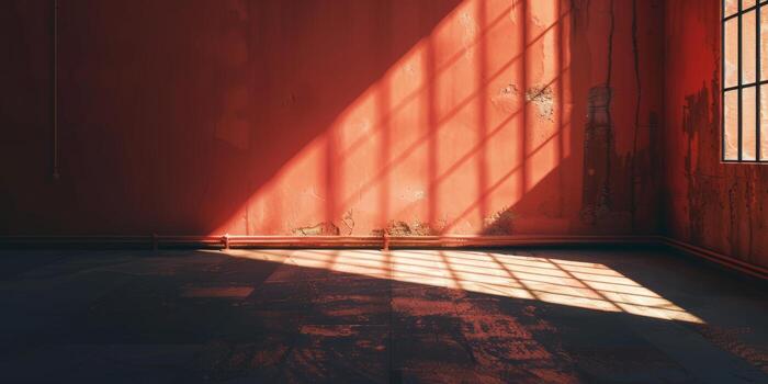 Vertical shadow casting effect photo