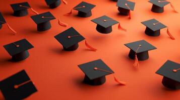 Graduation concept with room for your caption photo