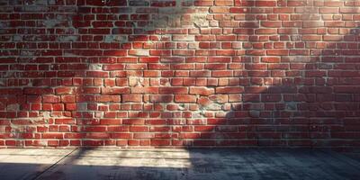 Wall shadow for text area photo