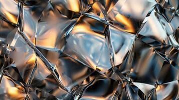 Abstract surrealism background featuring fragmented mirror textures photo