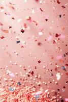 Celebration background designed with a minimalist aesthetic photo