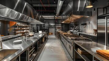 Culinary space with innovative elements photo