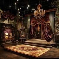 Lifelike display stage design photo