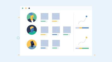 Website Templates colorful vector