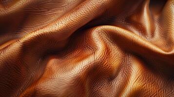Smooth and supple surface of a leather background photo