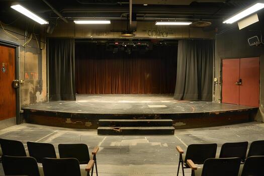 Basic backdrop providing room to confront and address racial power. photo