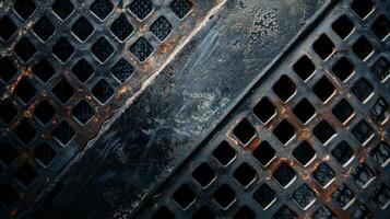 Shadowy outline of a metal texture background photo