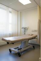 Clear backdrop in a physiotherapy environment ideal for text insertion. photo