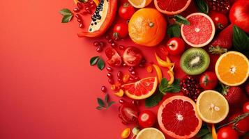 Delectable food arrangement designed with copy space for your branding photo