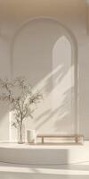 Minimalist Interior Design with Natural Light and Elegant Decor photo