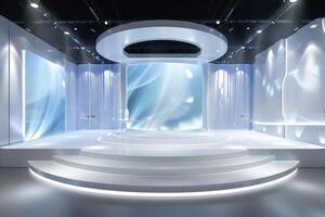 Advanced 3D perspective of a display stage photo