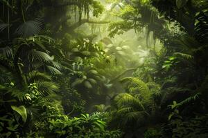 Dense jungle with ample room. photo