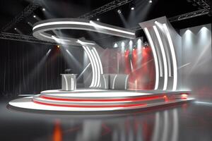 Advanced 3D perspective of a display stage photo