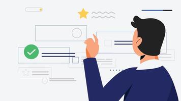 UI, UX, designs vector