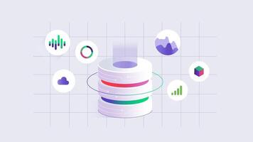 Modern Data Visualization vector