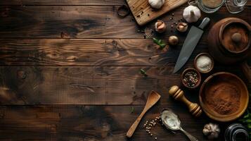 Culinary workspace with space for branding photo