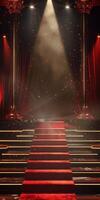 High-quality image showcasing the grandeur of an award podium. photo