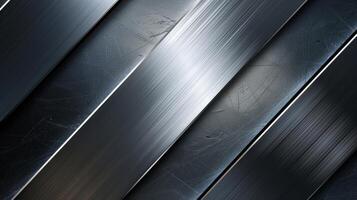 A black and silver striped background with a silver and black stripe photo