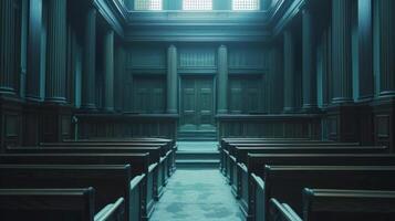 Empty space reminding us of the vacancy left by the absence of justice in power. photo