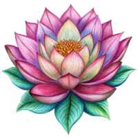 Artistic Blend of Lotus Flower and Rangoli Art png