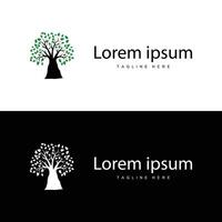 Tree Logo Design, Playground Education Tree Icon vector