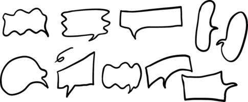 Minimal Speech Bubble Art for Communication-Themed Designs vector