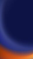 A digital artwork showcasing a smooth gradient transition from deep blue at the top to a warm orange at the bottom. vector