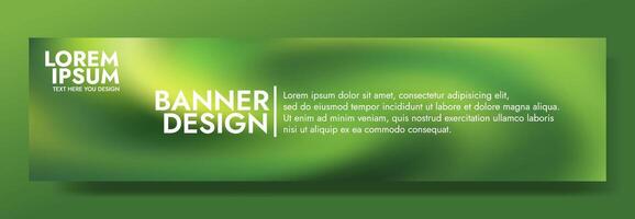 A horizontal green background with a gradient color vector