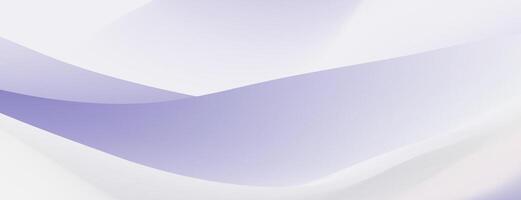 Soft lavender and white abstract background with flowing curves. vector