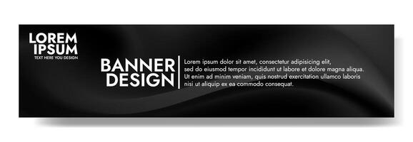 Elegant Black Wave Background Template vector