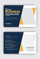 Luxury and modern style, Creative color and creative layout professional business postcard or EDDM template design, Corporate, luxury, professional postcard template vector