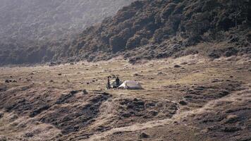 Photo of a trip to Mount Gede Pangrango, camping together at the Surya Kencana square. National Park in West Java, Cianjur, 06 September 2022