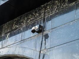 Surveillance camera equipment for security system and detection of violations of society, zone control photo