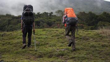 Photo of a trip to Mount, adventure together at the Surya square. National Park in West Java, 16 October 2022