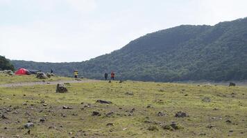 Photo of a trip to Mount, adventure together at the Surya square. National Park in West Java, 16 October 2022