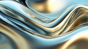Artistic Abstract Background with Smooth and Gentle Wave Patterns photo