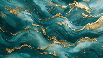 Glamorous Wave Patterns in a Luxurious Abstract Style photo