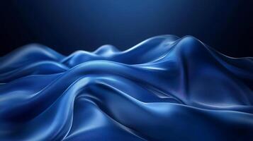 Smooth Wave Patterns in an Artistic Abstract Design photo