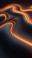 Futuristic Neon Glow Abstract Design with Dynamic Light and Shapes photo