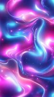 Dazzling Abstract Design Featuring Glowing Lights and Geometric Elements photo