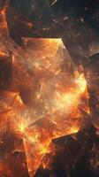 Dynamic Abstract Background with Radiant Glowing Shapes and Light Elements photo