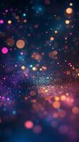 Futuristic Abstract Glow Background with Bright Light Waves and Bold Patterns photo
