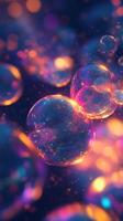 Abstract Glow Background Featuring Colorful Shapes and Mesmerizing Light Effects photo