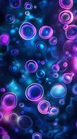 Vivid Abstract Patterns with Shimmering Lights and Luminous Glow Shapes photo