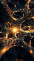 Luminous Abstract Background with Soft Glowing Shapes and Light Gradients photo