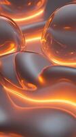 Bold Neon Glow Backgrounds with Radiant Light Waves and Dynamic Patterns photo