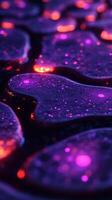 Futuristic Abstract Glow with Dynamic Light Patterns and Luminous Shapes photo