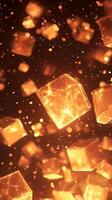 Radiant Abstract Glow Patterns with Unique Light Effects and Bold Shapes photo